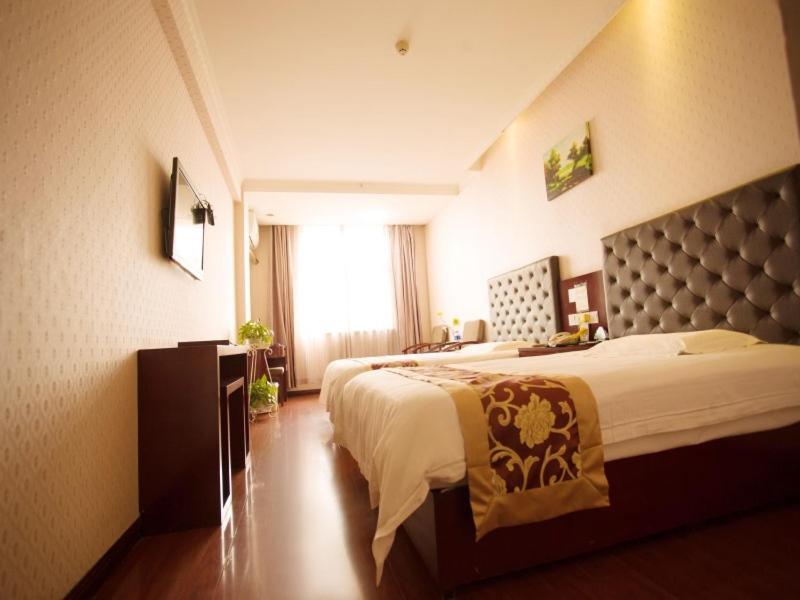 Greentree Inn Shanxi Yan An Luochuan Fuqian Street Express Hotel Zewnętrze zdjęcie