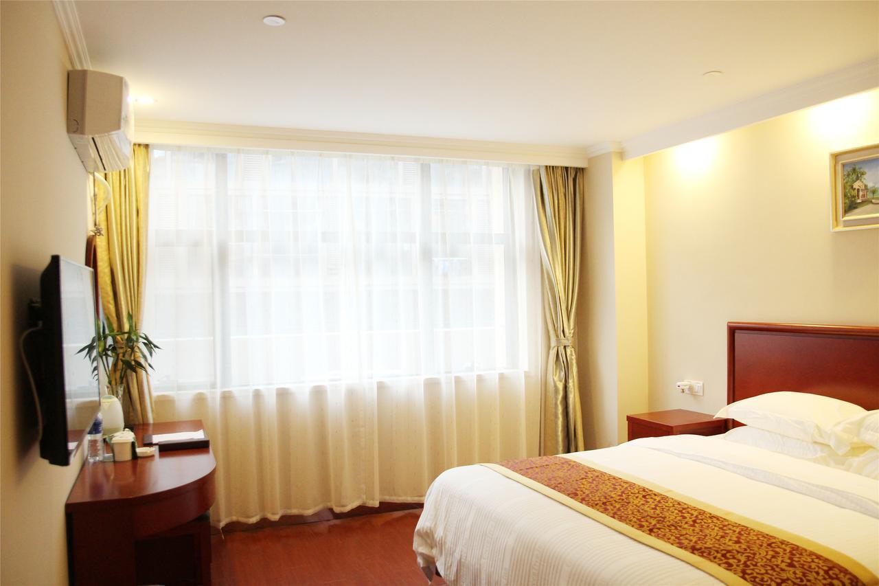 Greentree Inn Shanxi Yan An Luochuan Fuqian Street Express Hotel Zewnętrze zdjęcie
